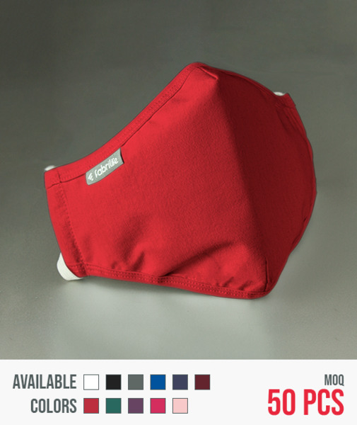 Premium Cotton Face Mask - Bulk (Red) - At Best Price | Fabrilife