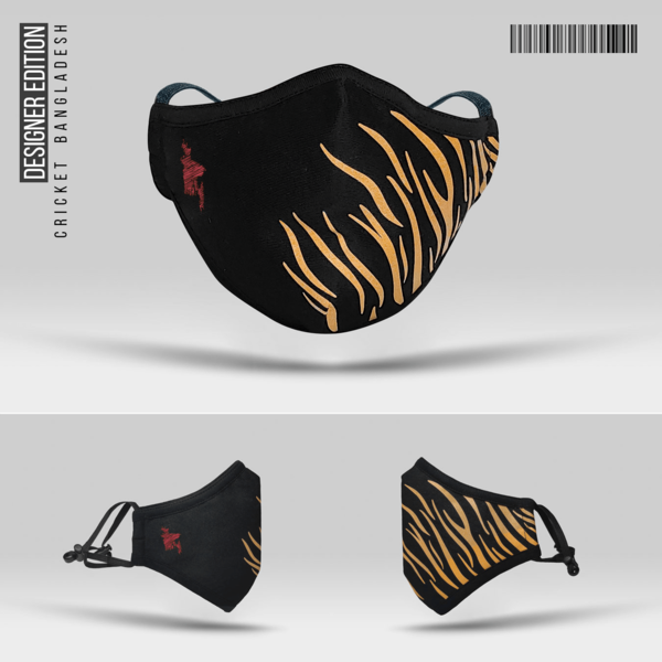Cricket Bangladesh Designer Edition Cotton Face Mask Best Quality Product Fabrilife