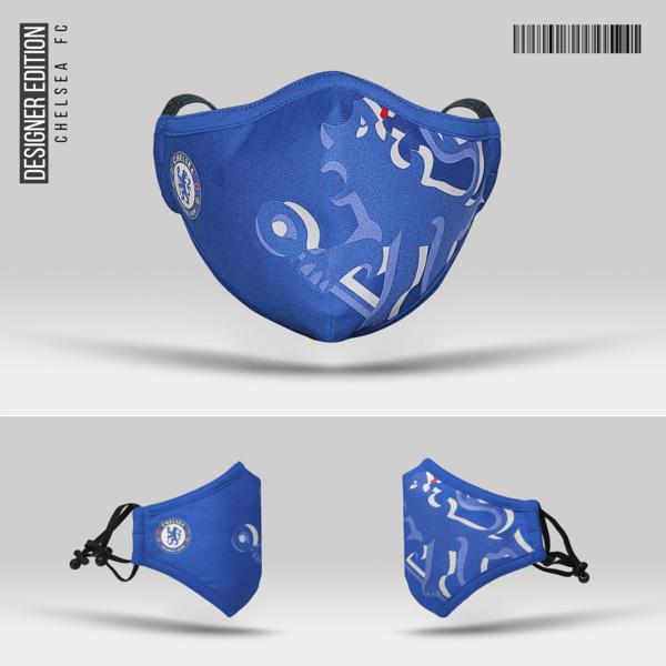 Chelsea FC | Designer Edition Cotton Face Mask - Best Quality Product ...
