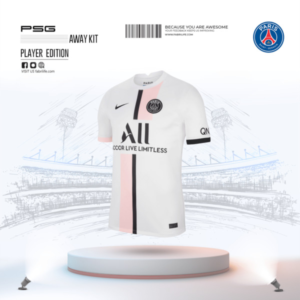 PSG- Away kit 21-22 (Player Edition) - At Best Price | Fabrilife