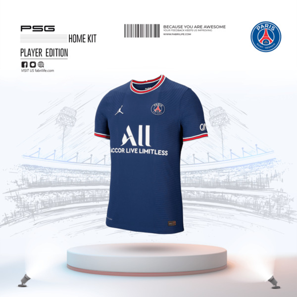 Messi PSG 21/22 Jordan Home Jersey - SoccerArmor 