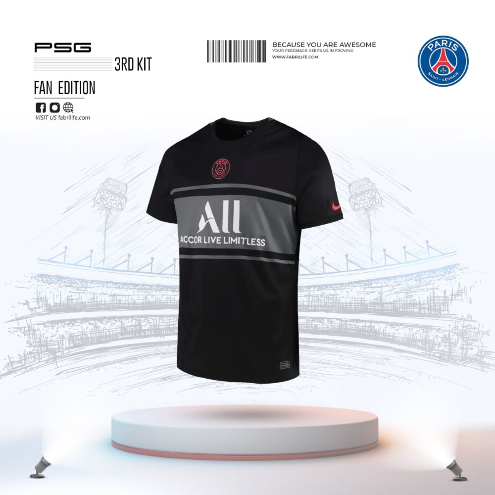 PSG- 3rd Kit 21-22 (Fan Edition) At Best Price Fabrilife
