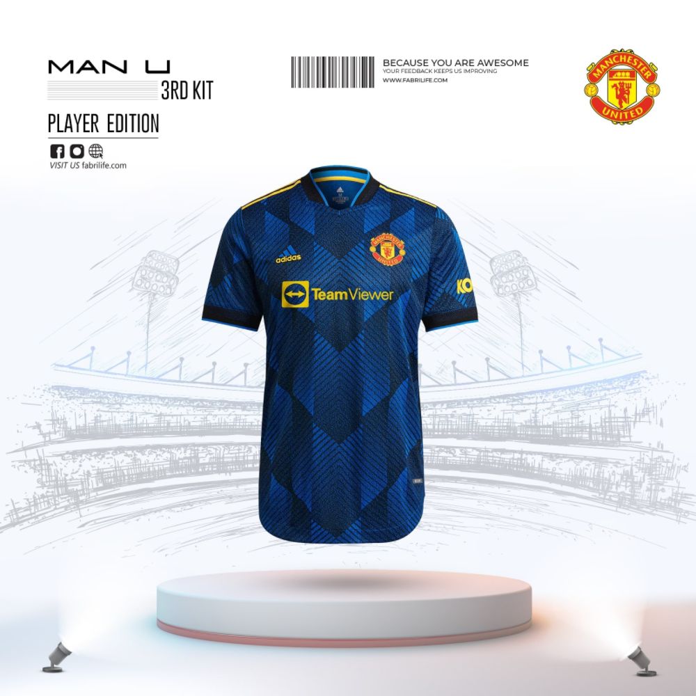 Manchester United 3rd kit 21-22 (Player Edition) At Best Price