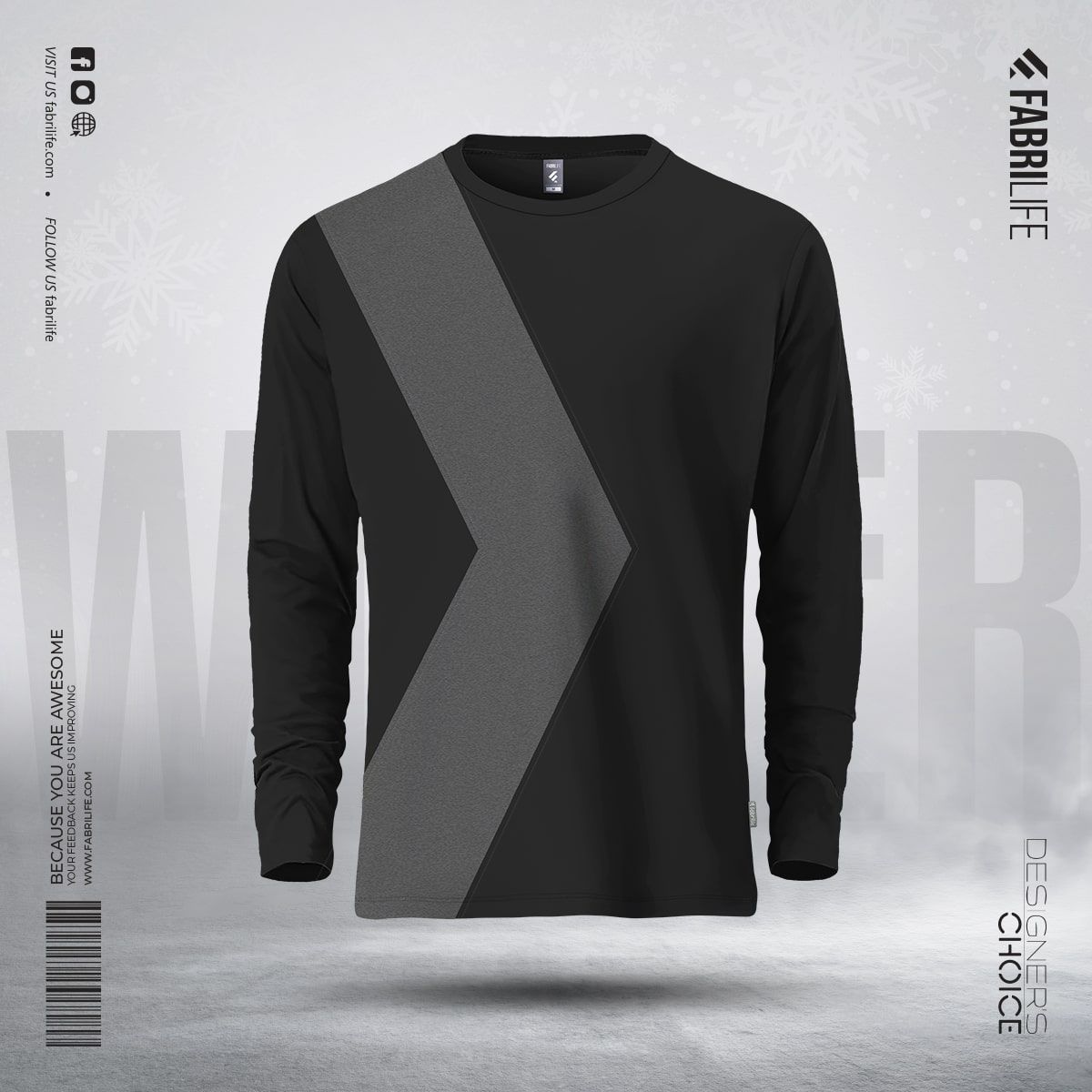 Mens Premium Designer Edition Full Sleeve Black At Best Price Fabrilife