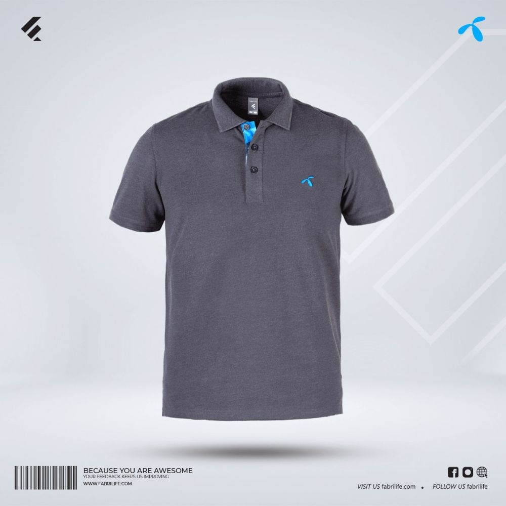 Grameenphone - Premium Water Repellent Polo - Anthamelange - At Best ...