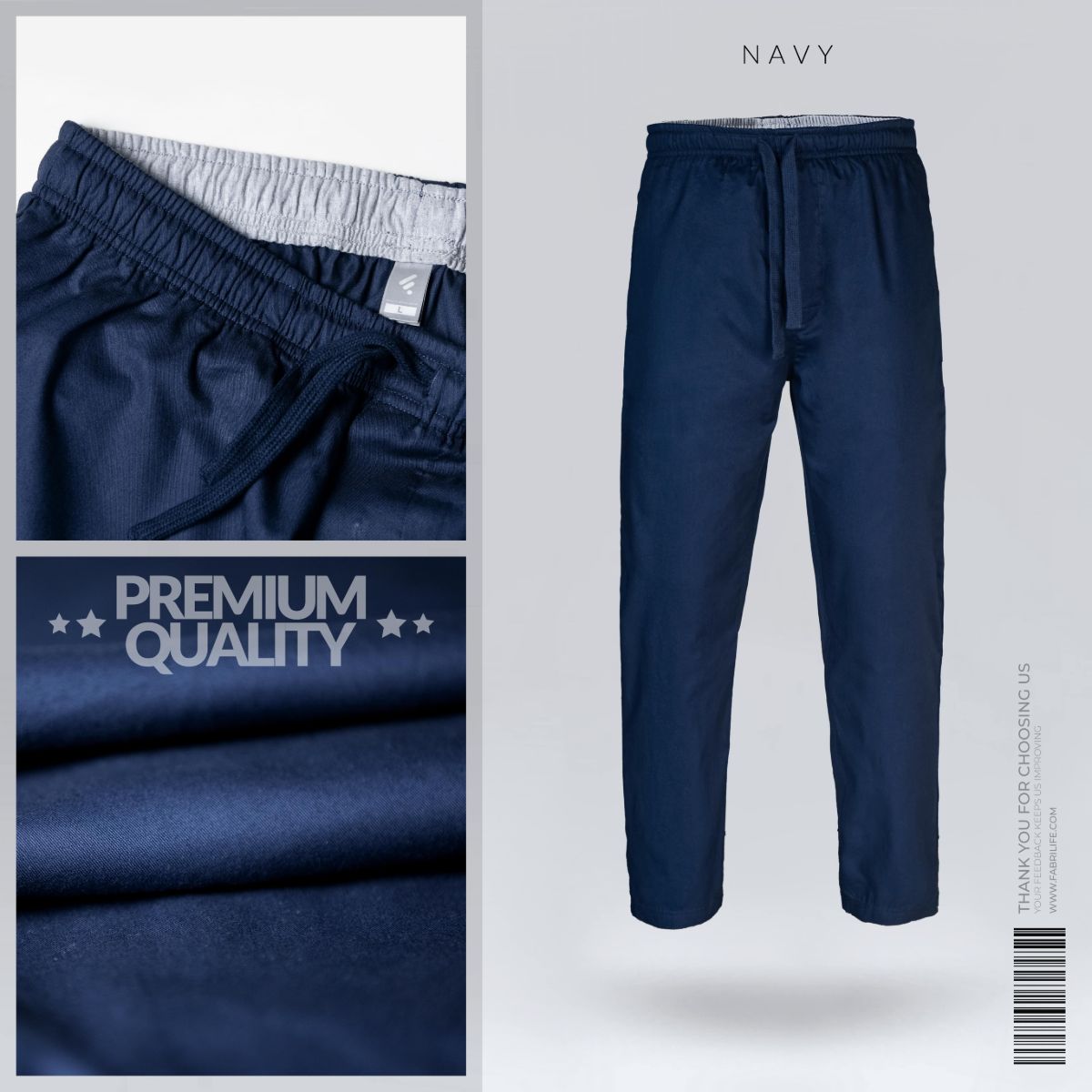 Teens Premium Comfy Trouser - Navy