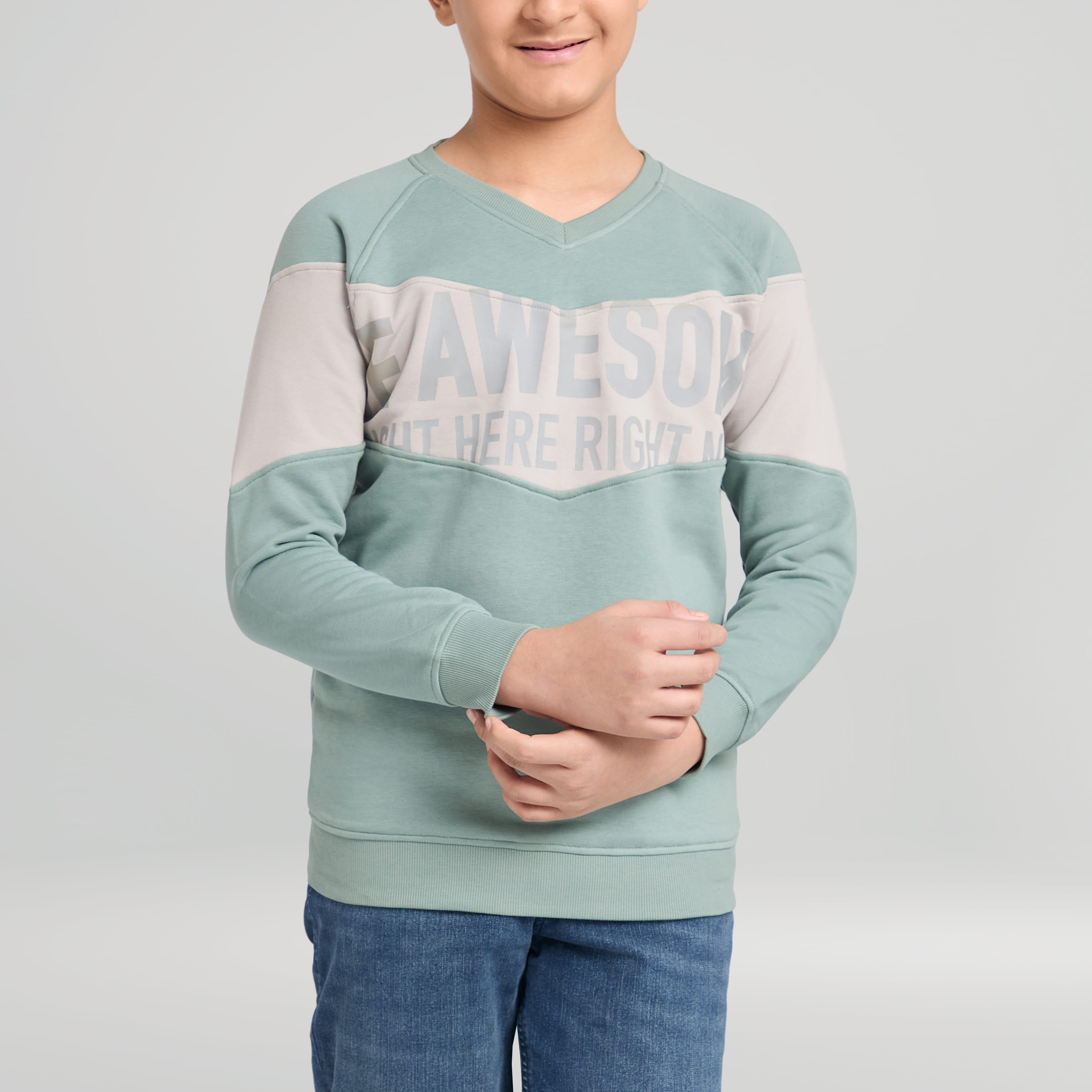 Teen Boys Premium Sweatshirt - Awesome