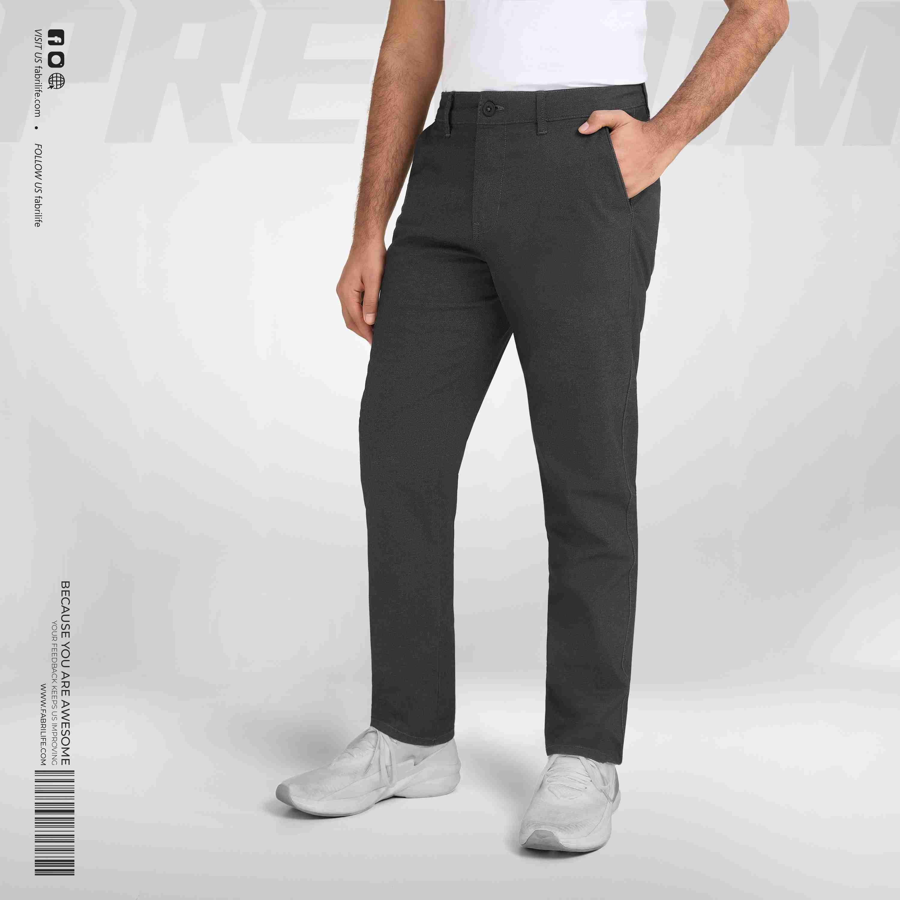 Mens Premium Chino Pant- Blackyard