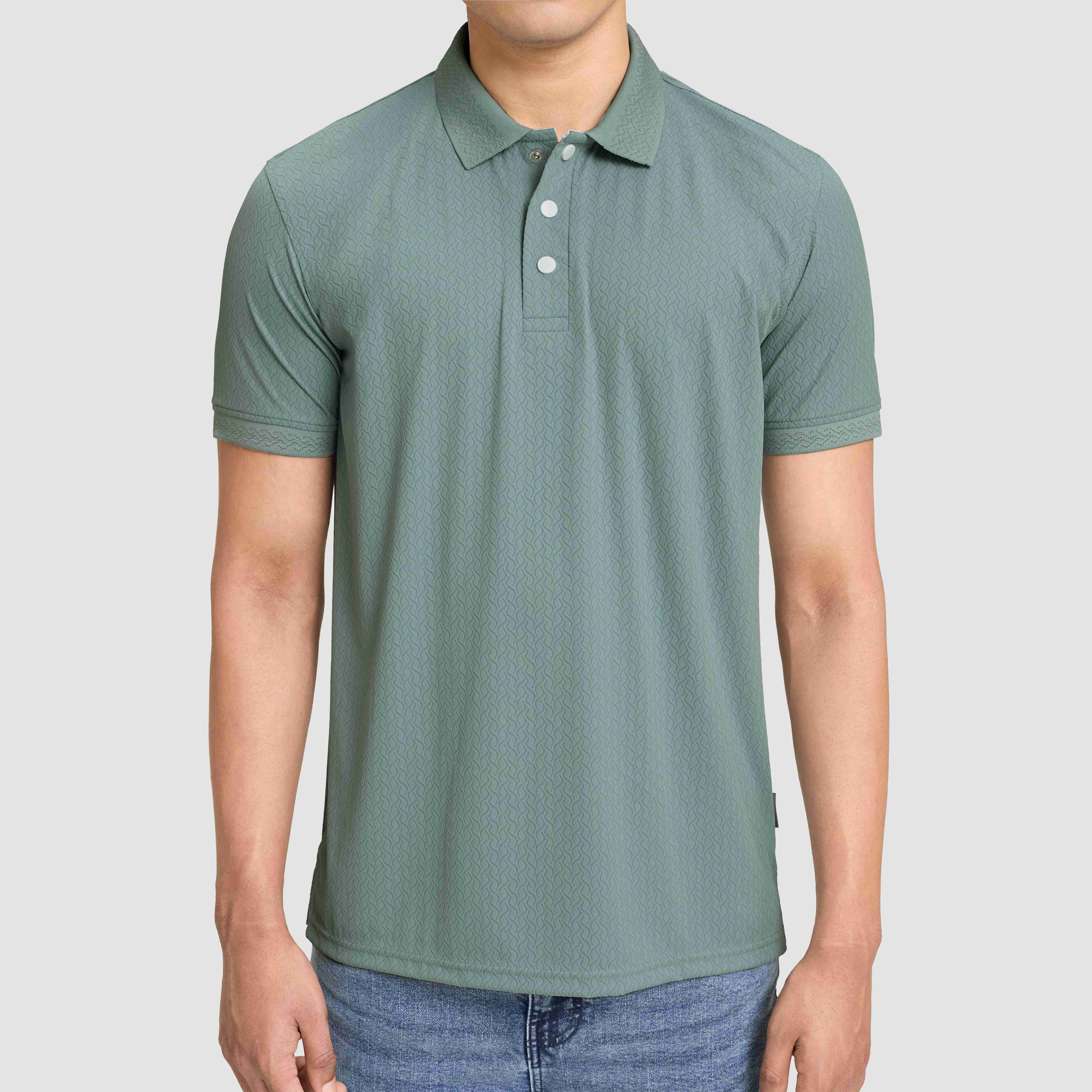 Premium Limited Edition Polo - Green White