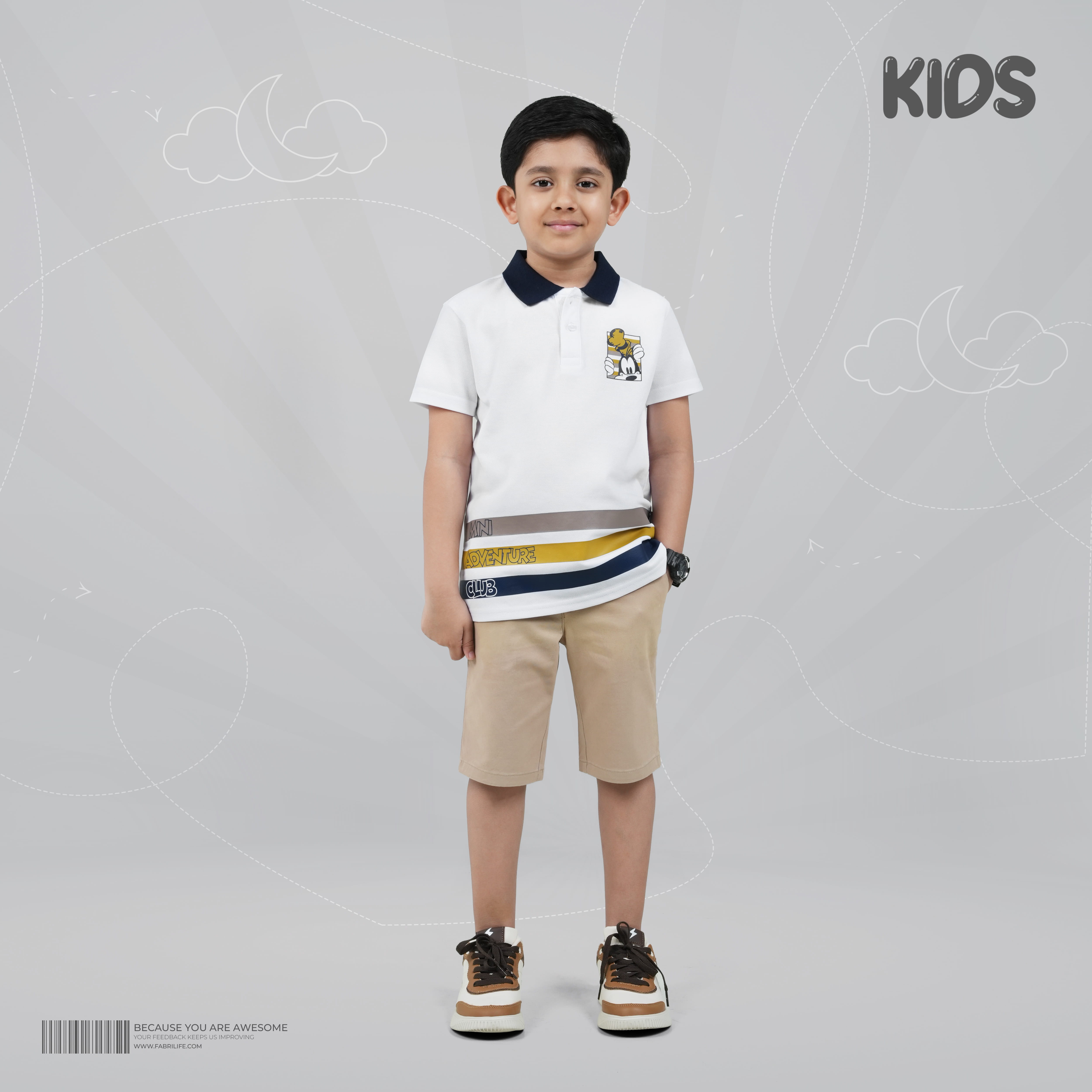 Kid's Premium Polo - Mighty Micky