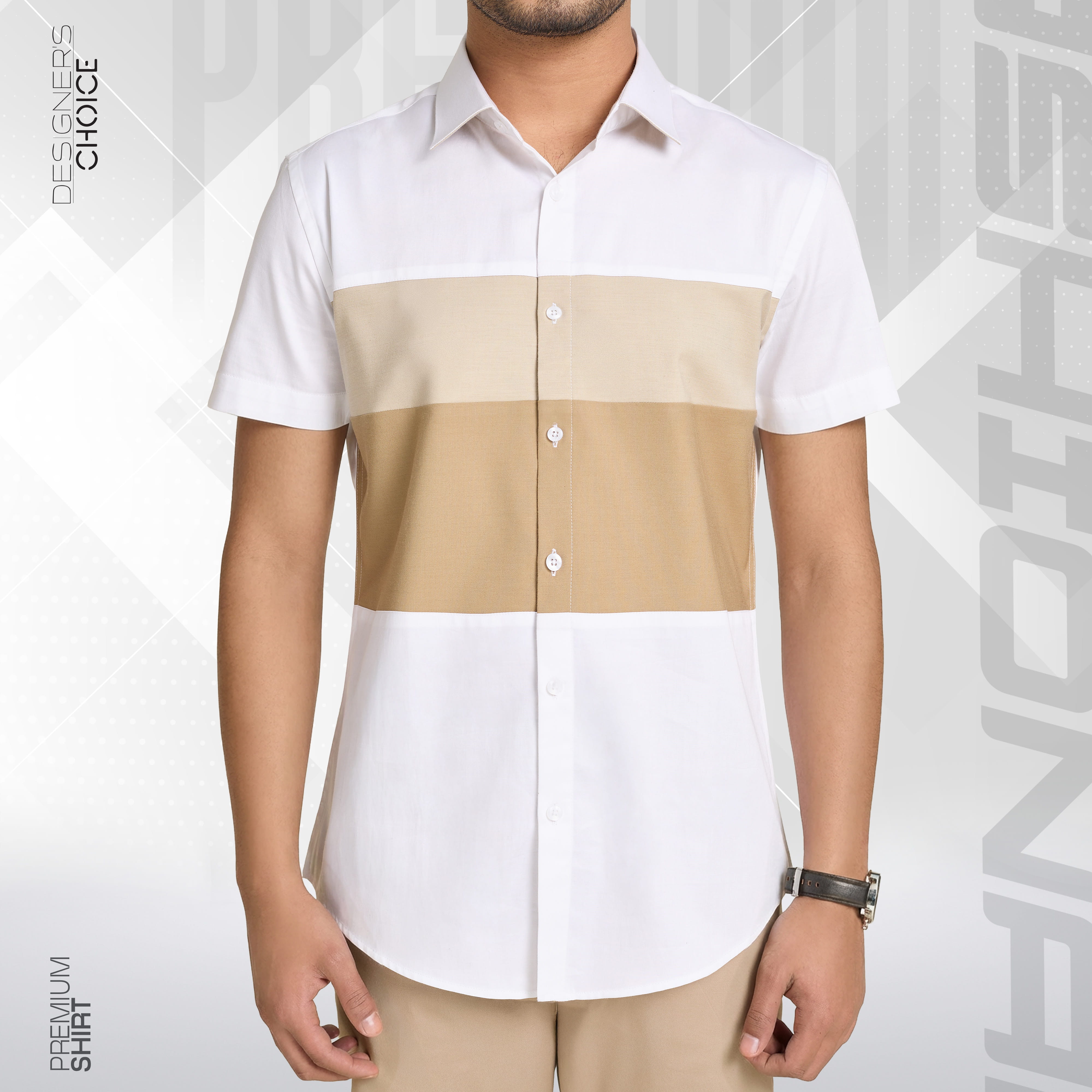 Mens Premium Casual Shirt - Sandrift