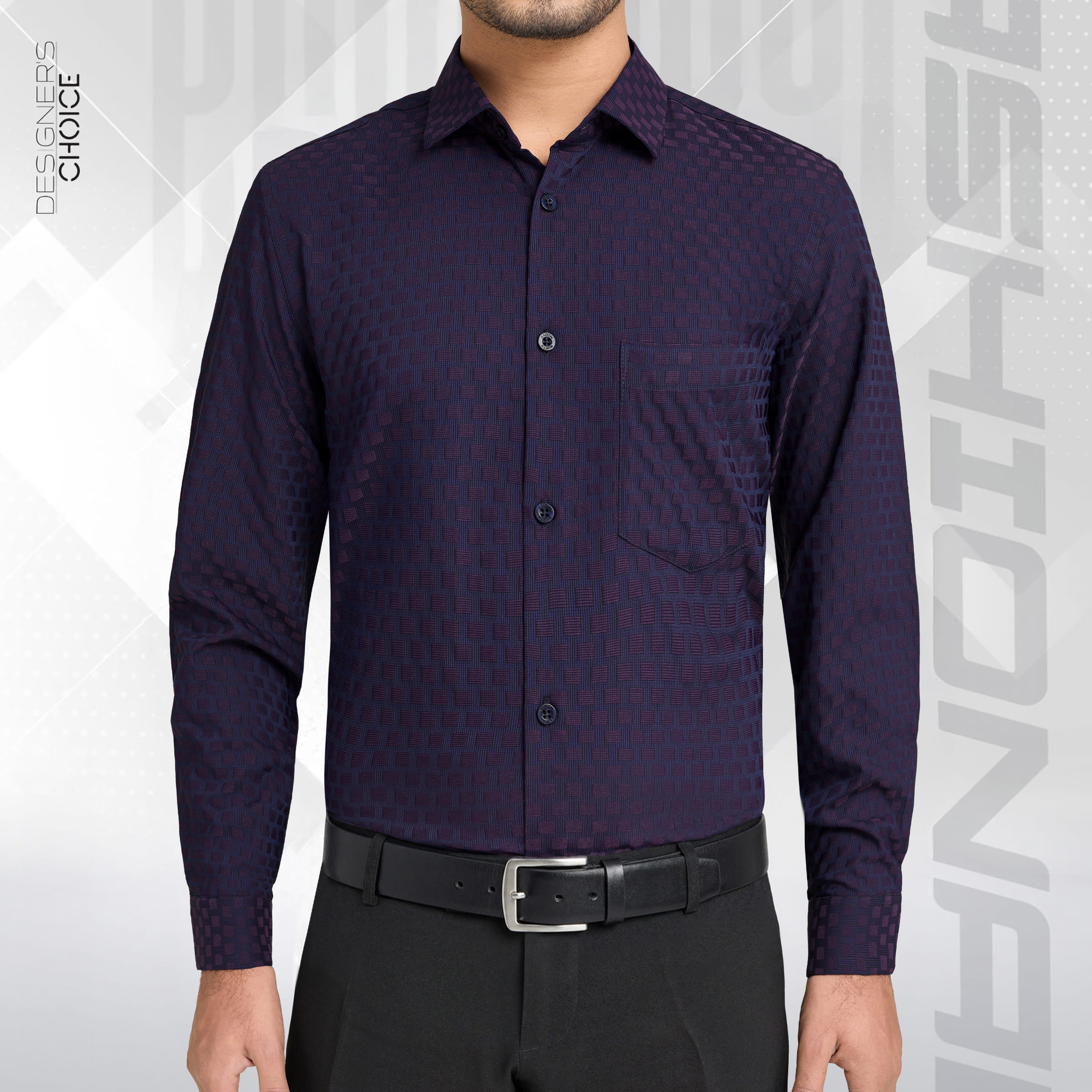 Mens Premium Formal Shirt - Mandarn