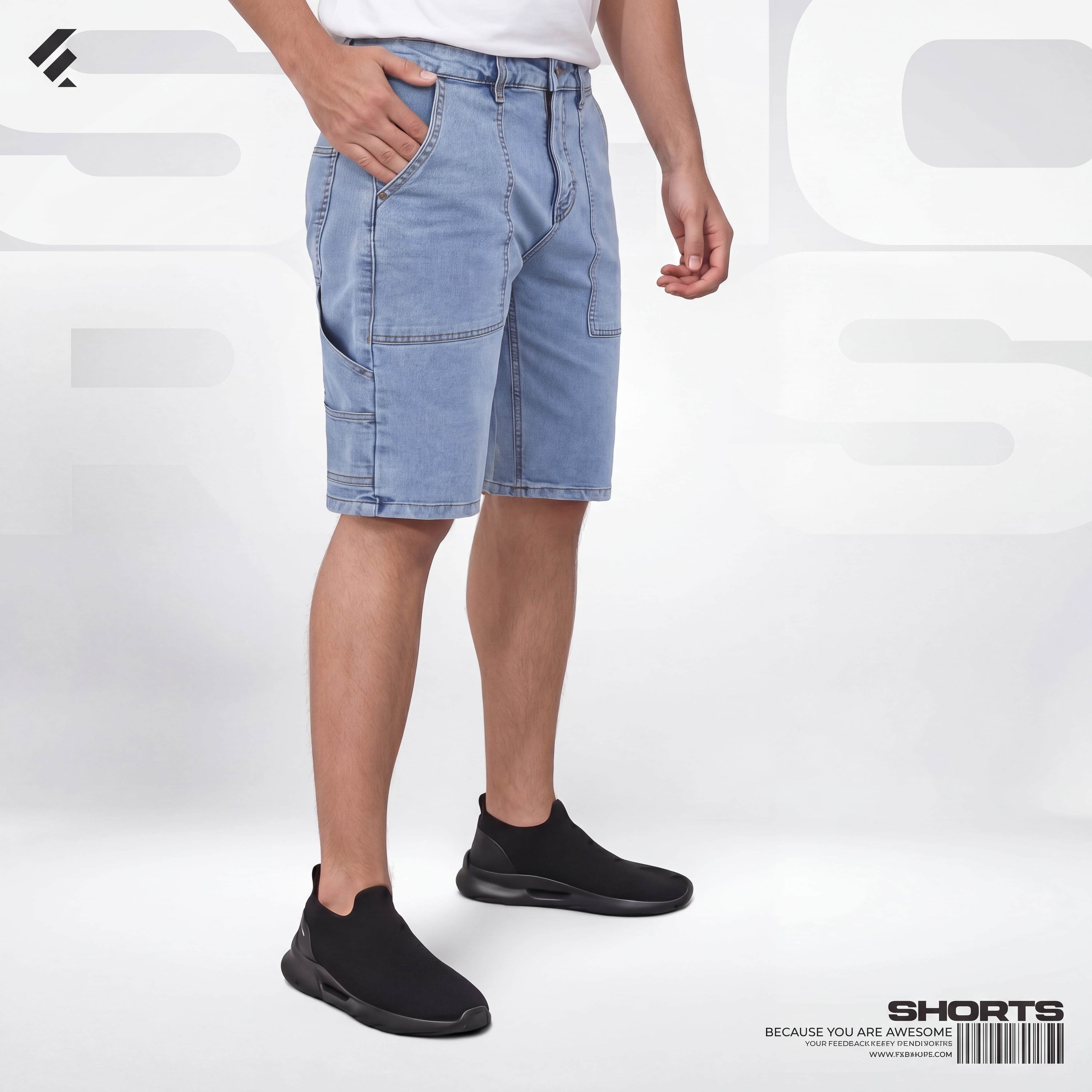 Mens Premium Denim Shorts - Hardship