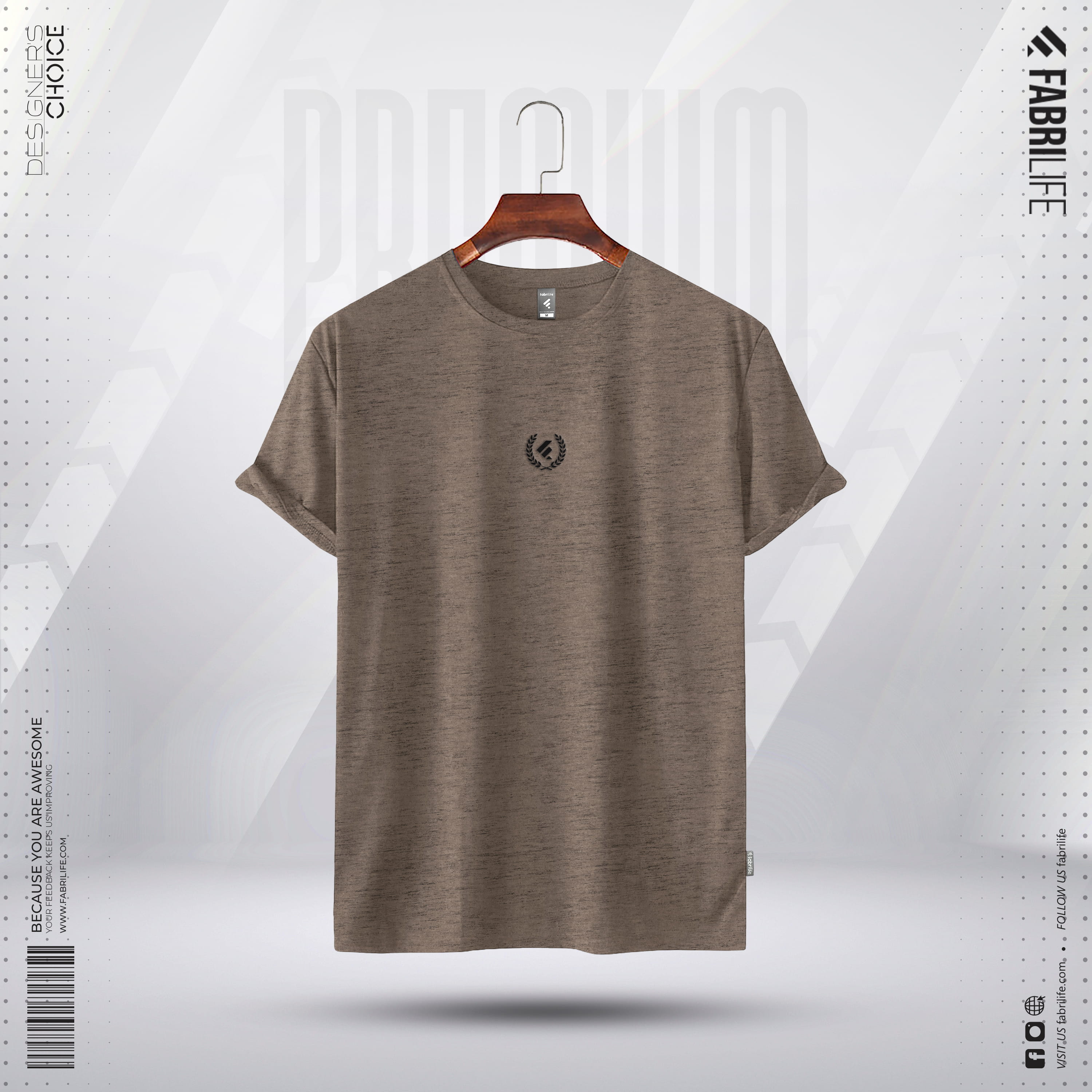 Mens Premium T-Shirt -Clay