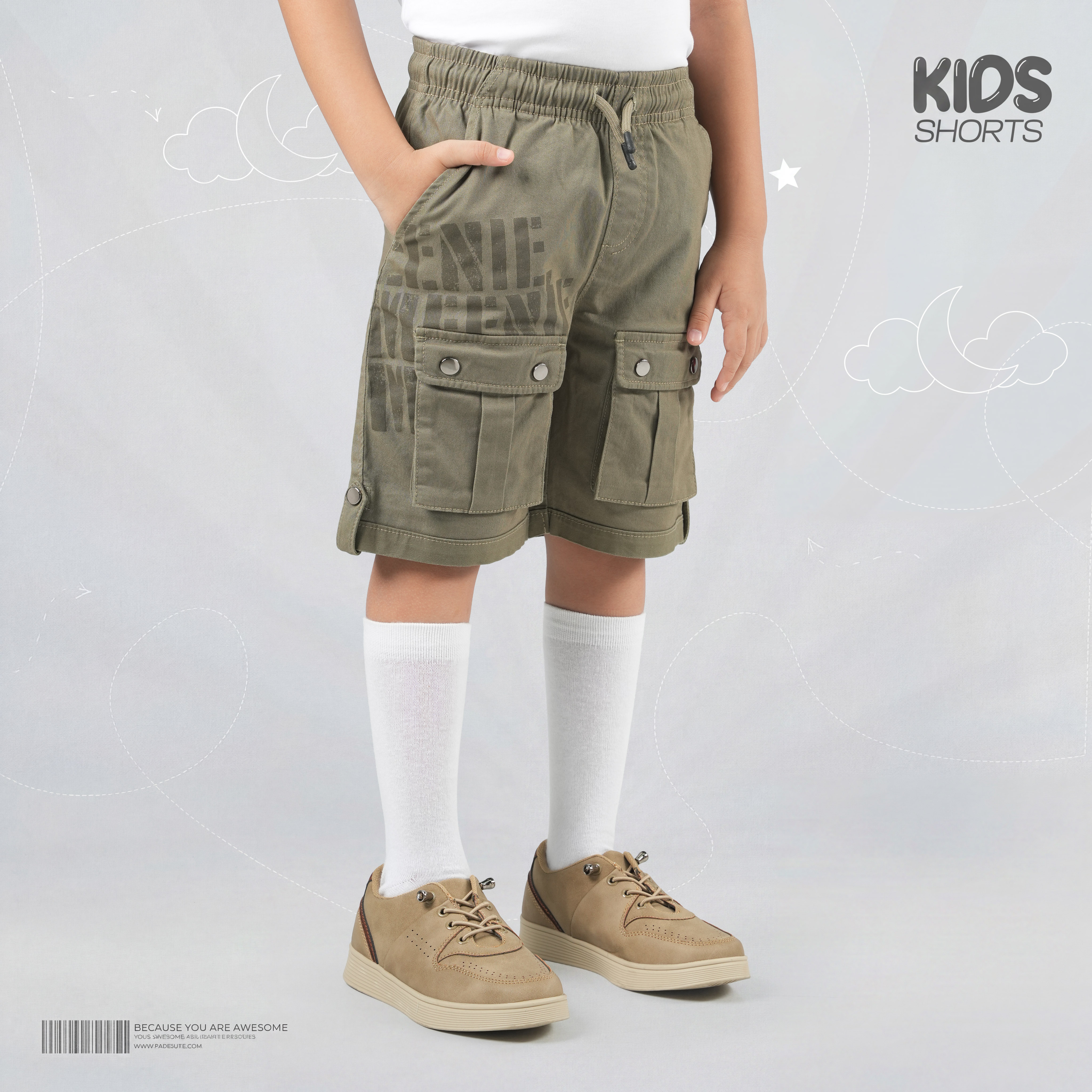 Kids Premium Cotton Shorts - Armourd