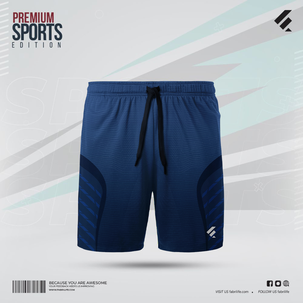 Mens Sports Edition Shorts - Aquamarine