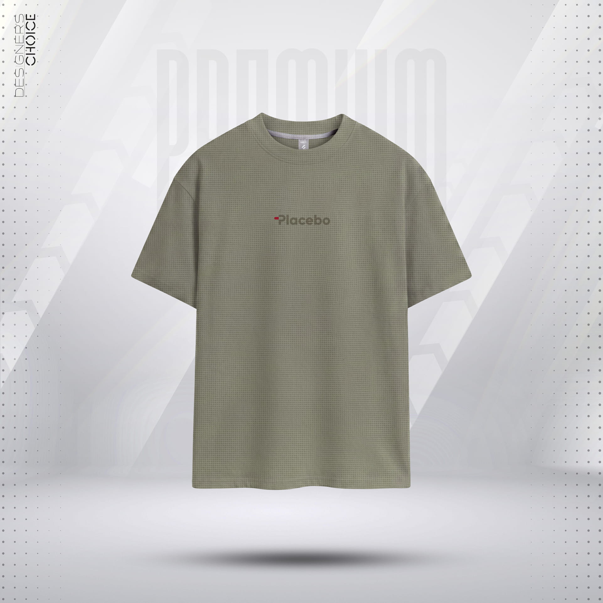 Mens Premium Drop Shoulder T-Shirt - Placebo