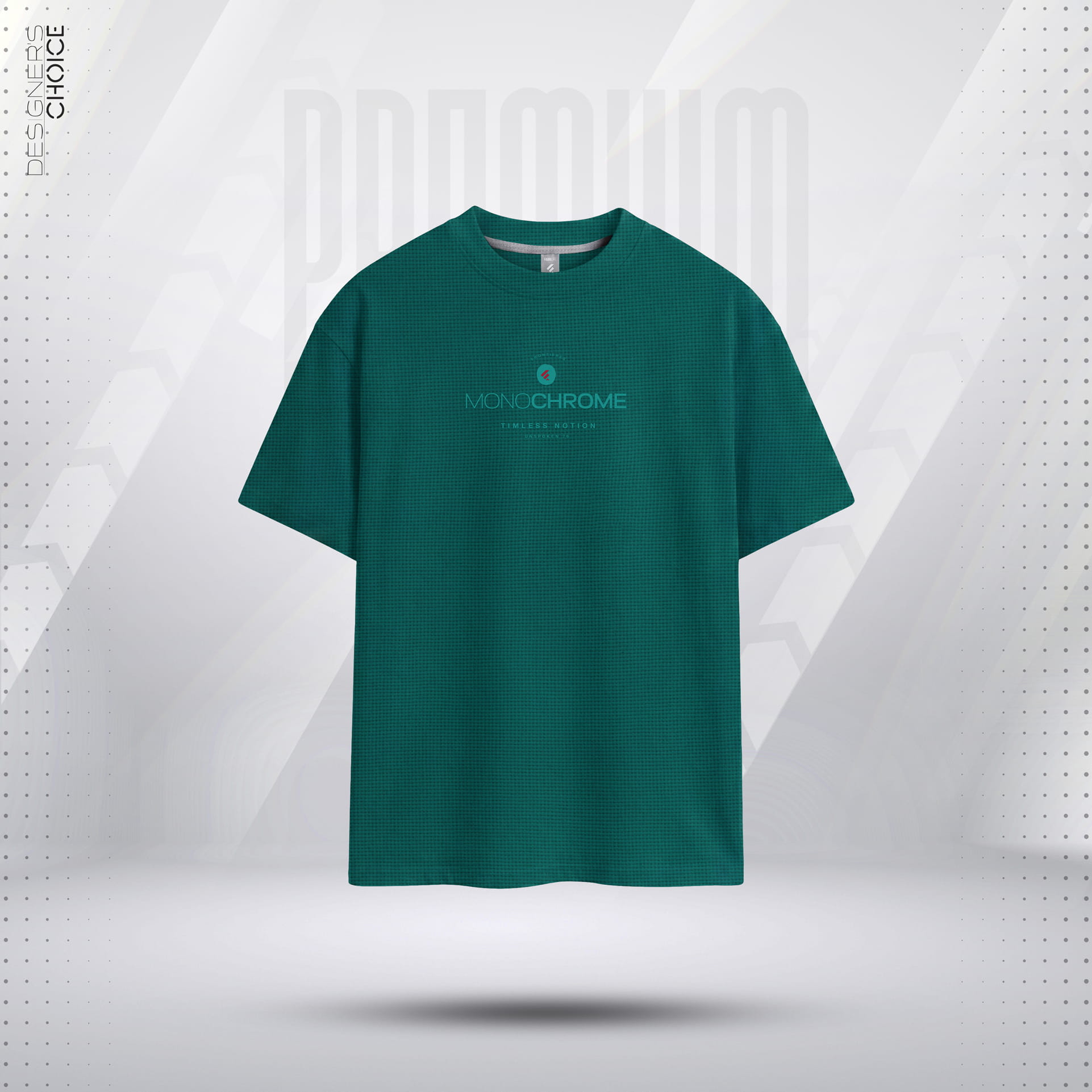 Mens Premium Drop Shoulder T-Shirt  - Monocrome