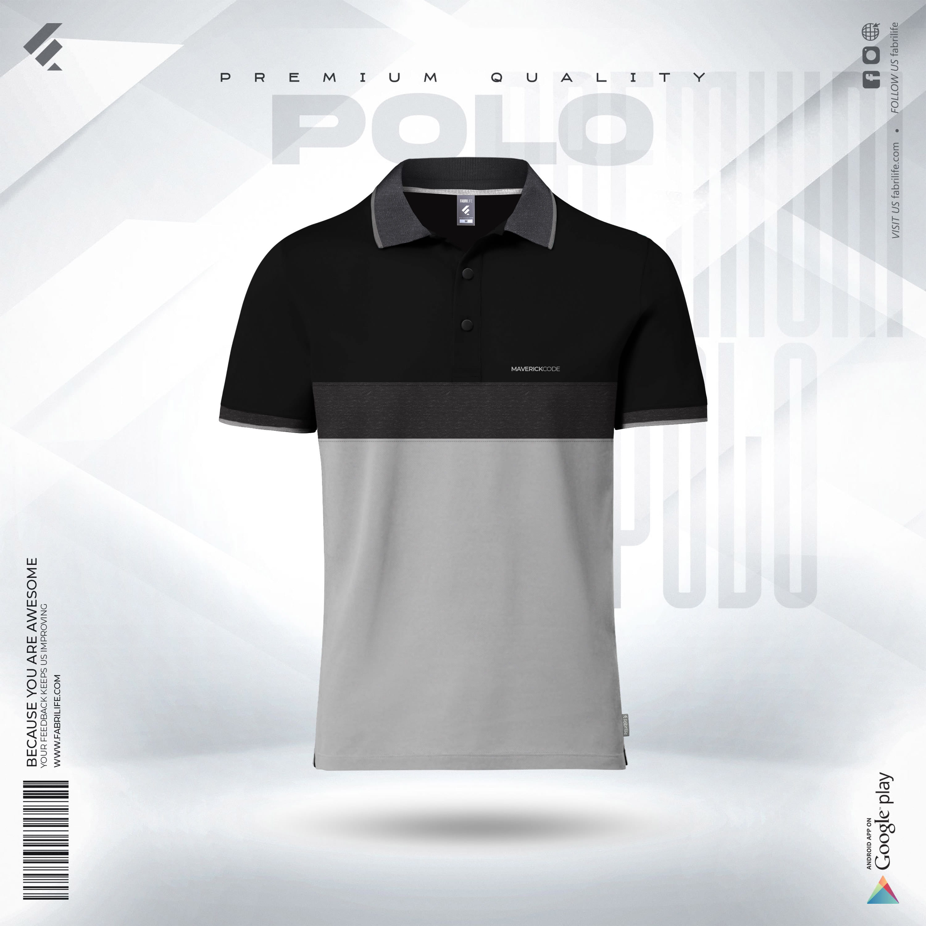 Classical Edition Single Jersey Knitted Polo - Mevarick