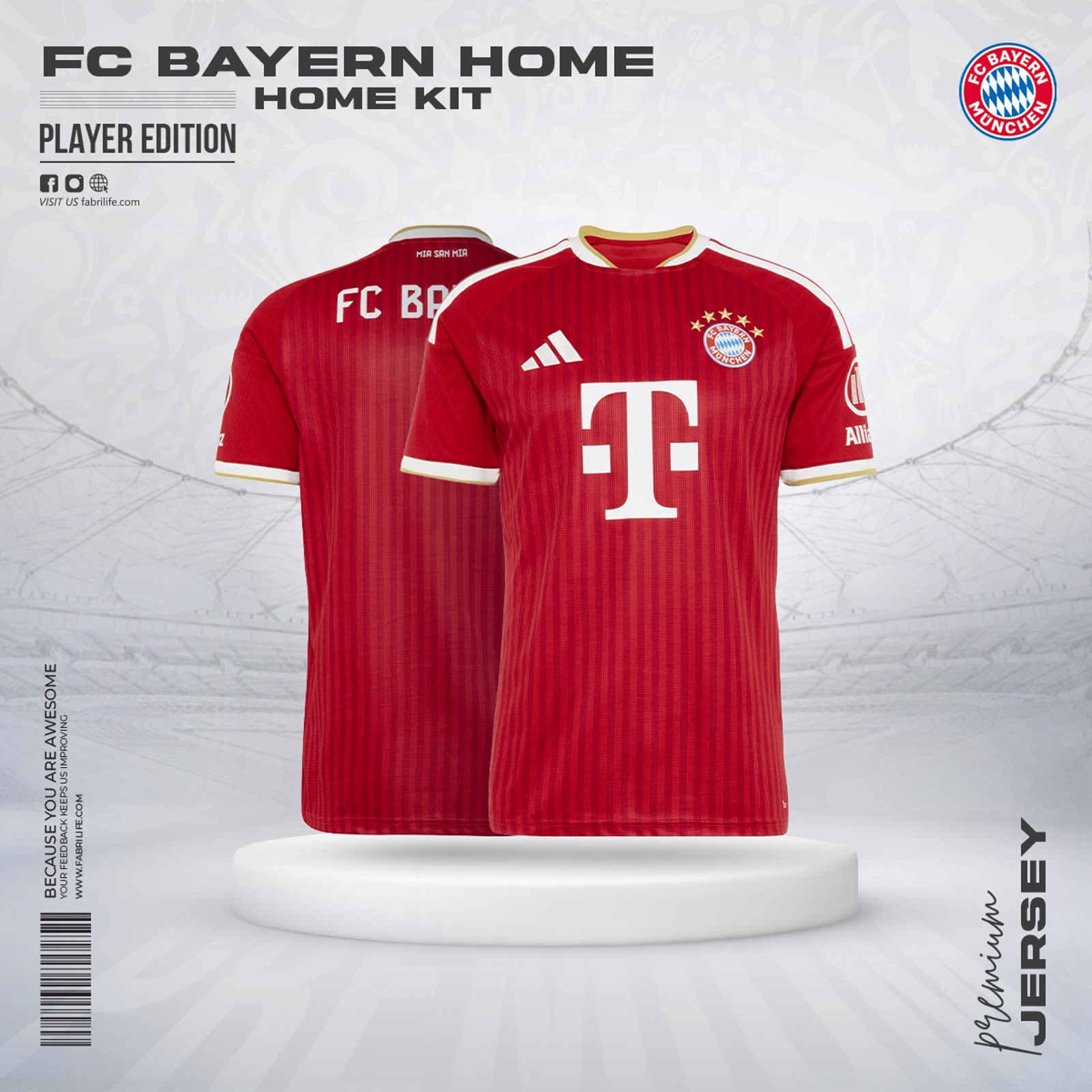 Bayern Munich 26/27 Home Jersey - Player Edition