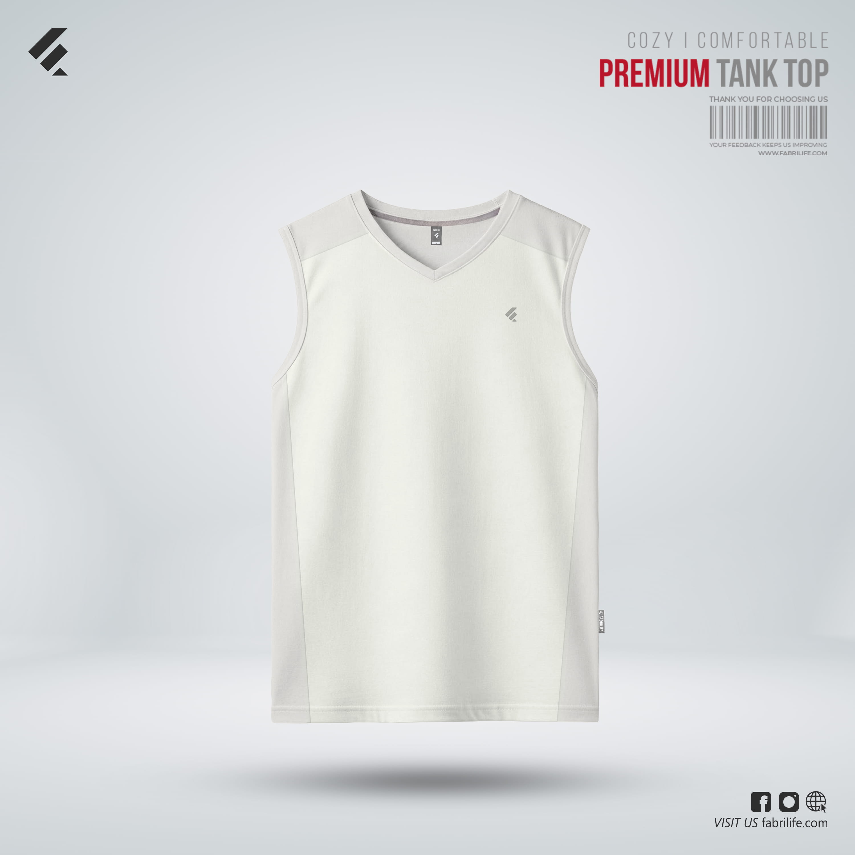 Mens Premium Tank Top - Mercury