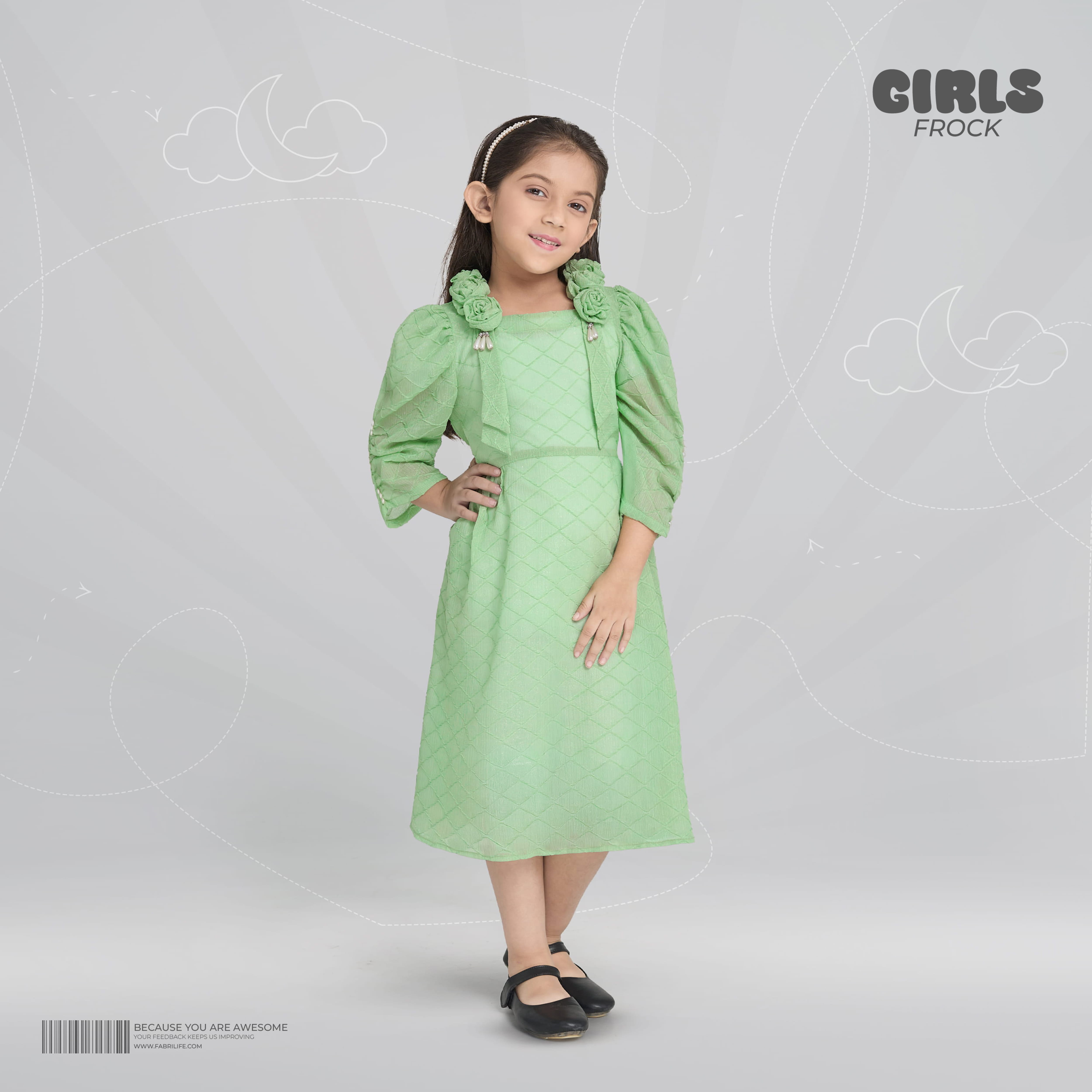 Girls Premium Frock - Minora
