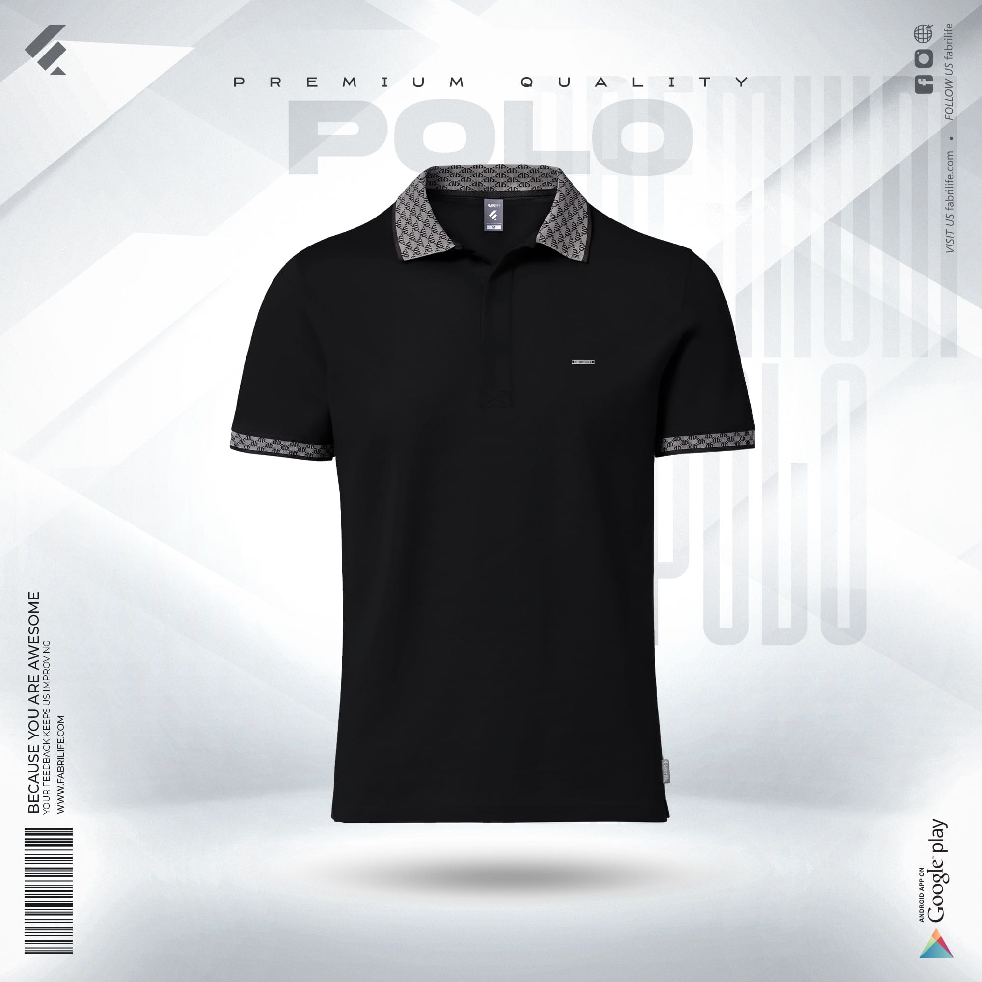 Mens Premium Luxe Polo - Tradefit