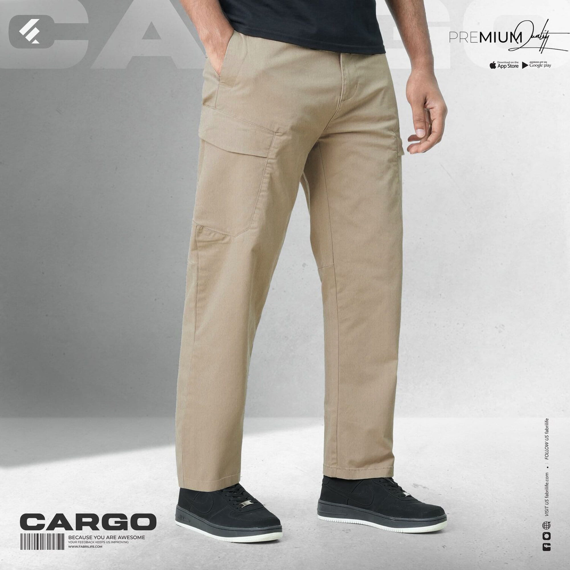 Premium Cargo Pant [V Pocket] - Tan