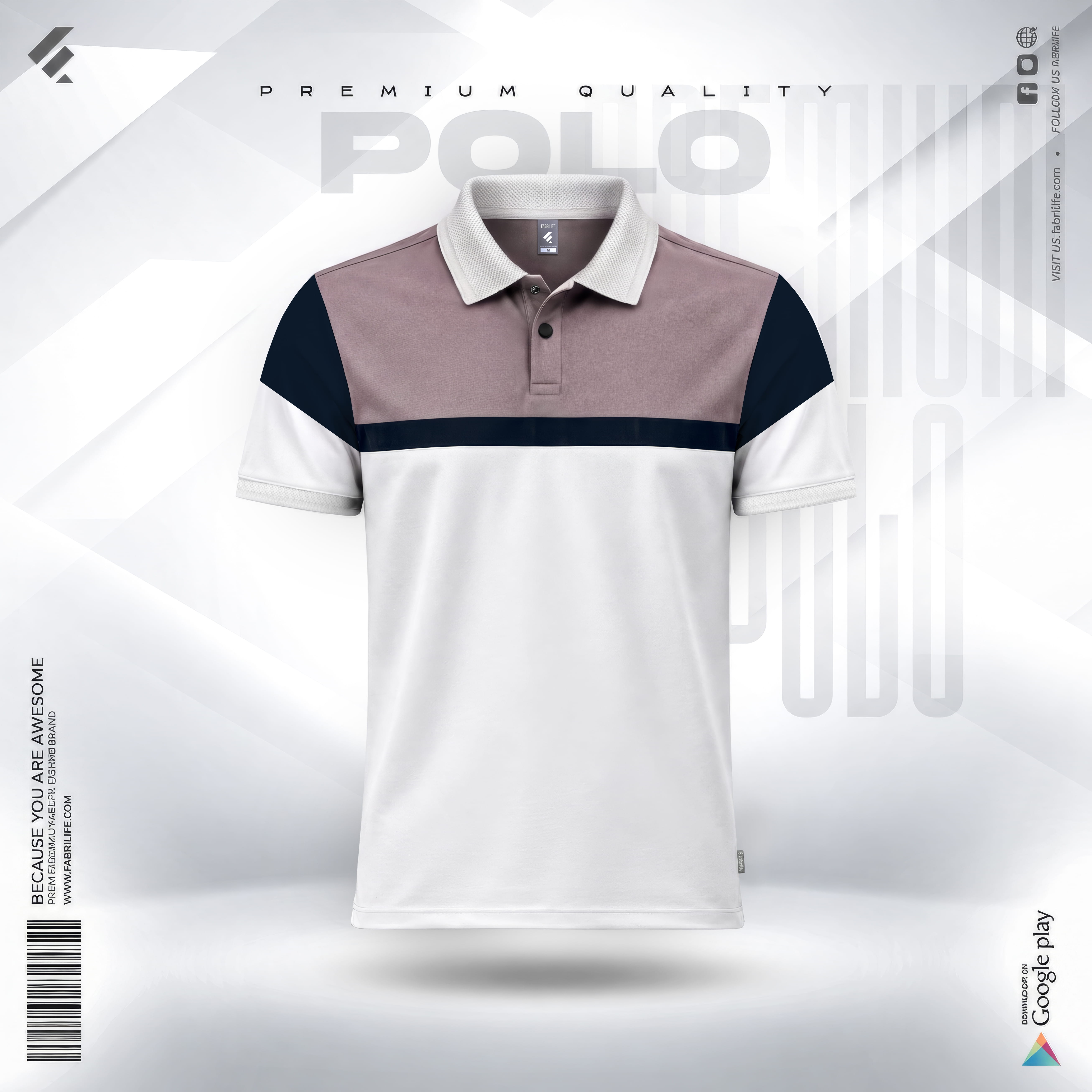 Mens Premium Platinum Polo - Arnold