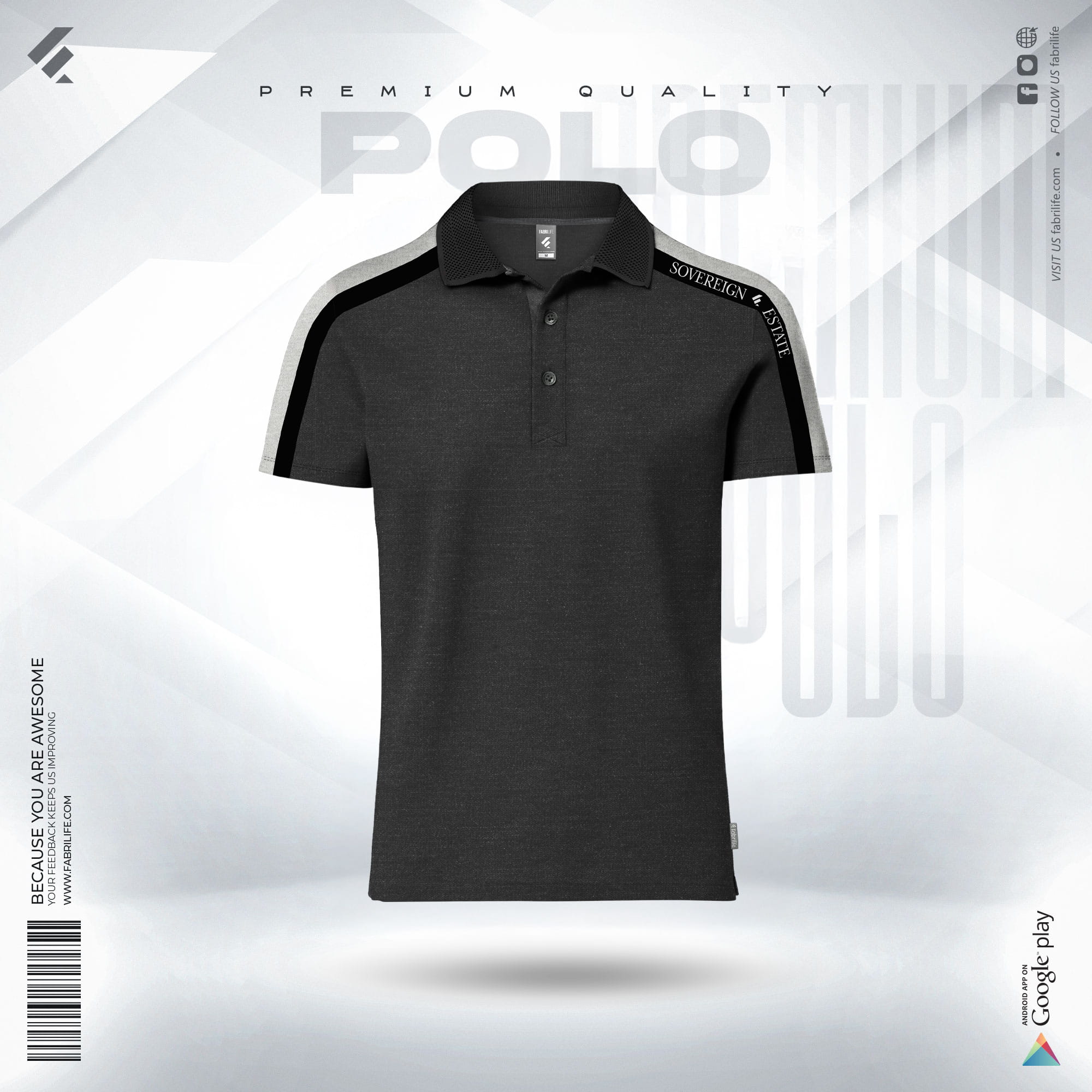 Premium Designer Edition Double PK Cotton Polo - Estate