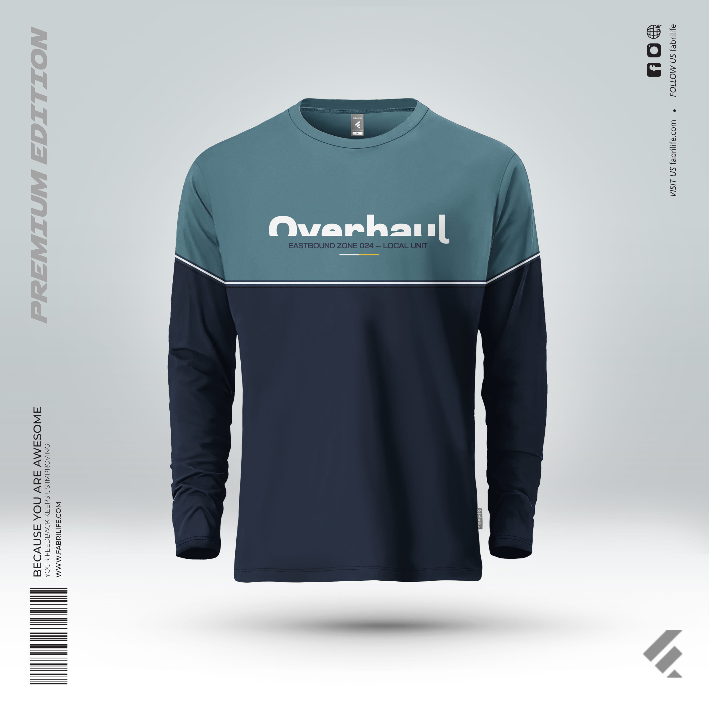 Mens Premium Full Sleeve Tshirt - Overhaul